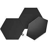 Nanoleaf Shapes Ultra Black Altıgen Genişletme Paketi, 3 Ek LED Paneli &ndash; 16 Milyon Renk, Akıllı Mod&uuml;ler RGBW Wi-Fi İ&ccedil; Mekan D