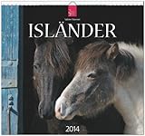 Isländer 2014: Original Stürtz-Kalender - Mittelformat-Kalender 33 x 31 cm [Spiralbindung] by Sabine Stuewer