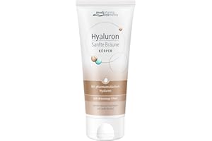 ‎MEDIPHARMA COSMETICS HYALURON SANFTE BRÄUNE KÖRPERPFLEGE 200ml, für einen gleichmäßigen Soft-Bräunungs-Effekt ohne Streifenbildung, für ein angenehmes Hautgefühl, mit angenehmem Duft, zieht schnell ein und fettet nicht.
