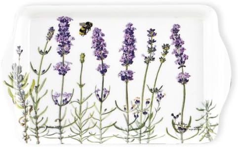 Ashdene I Love Lavender 9.2 by 15-Inch 100-Percent Melamine Medium Tray