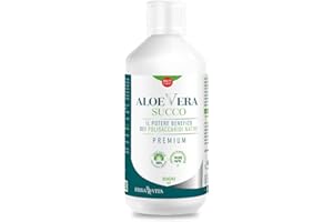 ERBA VITA Aloe vera Succo Premium integratore alimentare a base di puro succo di Aloe vera per la depurazione dell’organismo - 1000 ml