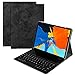 Produktbild Festnight Keyboard Case Slim Shell Leichte Smart Cover Flip-Cover Drahtlose BT Keyboard Case Abnehmbares gehärtetes Glas Tastaturständer PU-Leder für iPad Pro11 Zoll