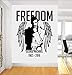 Produktbild tzxdbh Vintage Home Decoration Wandtattoo George Michael Wandkunst Aufkleber Freiheit CD Aufkleber muraux Beding Room Poster 42 * 55 cm