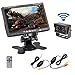 Price comparison product image Camecho Wireless Vehicle Backup System 7 Inch TFT Monitor 12 IR Night Vision IP 67 Waterproof Rear Camera kits for Truck, Trailer, RV Caravan, Camper