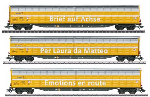 Preisvergleich Produktbild Märklin H0 MÄ Schiebewandwagen-Set DIE POST