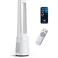 Pro Breeze® OmniAir 41" Smart Bladeless Tower Fan with Air Purifier - Silent Standing Portable Circulator - Remote Control, Wi-Fi, HEPA Filter, LED Display, 10 Fan Speeds, 5 Modes & 60° Oscillation