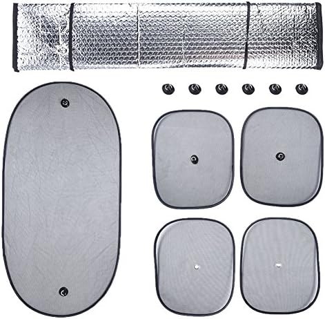 JTRAIL-5pcs/Set Auto Front Rear Side Window Sun Shade Car Windshield Visor Cover Block