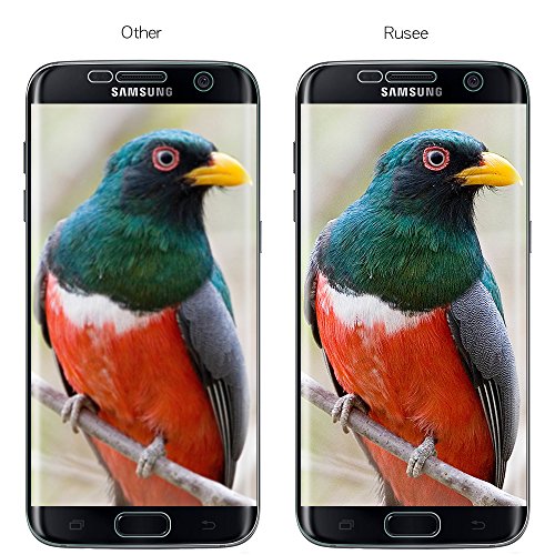 Galaxy S7 Protector de Pantalla  Rusee Ultra HD Protector   La Cobertura Completa   Anti-Ara  azos   Libre de Burbujas   Anti-Huellas Dactilares  Protector de Pantalla para Samsung Galaxy S7