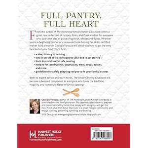 The Amish Canning Cookbook: Plain and Simple Living at Its Homemade Best