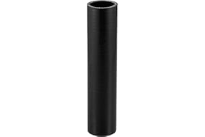 X AUTOHAUX 1 Pcs 35mm 1.38" ID 200mm 7.87" Length 0 Degree Black Car Silicone Hose Coolant Hose Universal