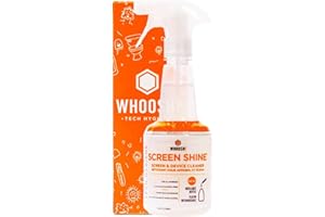 Whoosh! – Spray pulverizador limpiador de pantalla 100% natural, sin amoniaco ni alcohol. Contra polvo y manchas – 500 ml
