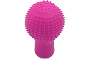 UXCELL sourcingmap Pink Rubber Car Nonslip Round Gear Shift Knob Stick Cover Protector