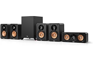 Teufel Ultima 20 5.1 Surround Sound Sistema di altoparlanti Subwoofer anteriore o downfire (opzionale senza fili), Bass reflex, HiFi Home Theater - Nero