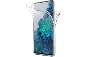 AICEK Funda Compatible Samsung Galaxy S20 FE 5G / S20 Fan Edition / S20 Lite, Transparente Silicona 360°Full Body Fundas para Samsung S20 Fan Edition Carcasa Silicona Funda Case (6,5 Pulgadas)