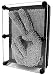 Produktbild Ailiebhaus 3D- Bild Captor Clone Pin Punkt Impression Intelligente Nagelspiel Spielzeug Dekoration (20.3*15.2*4.5CM, Schwarz)