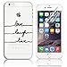 Produktbild iPhone 6S Silikon Hülle,iPhone 6 Hülle,Sunroyal TPU Case Schutzhülle Silikon Crystal Kirstall Clear Case Durchsichtig,Retro Schwarz Love Letter Malerei Muster Transparent Weichem Silikon Schutzhülle Handy Gürtel Tasche Schutzhülle Hülle Case Cover Fall-Abdeckung Etui TPU Bumper Kratzfeste Scratch-Resistant Schale für iPhone 6S/6 (4.7 Zoll) + 1 x Frei Displayschutzfolie