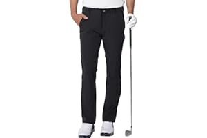 aoli ray Mens Golf Trousers Waterproof Slim Fit Lightweight Stretch Outdoor Pants