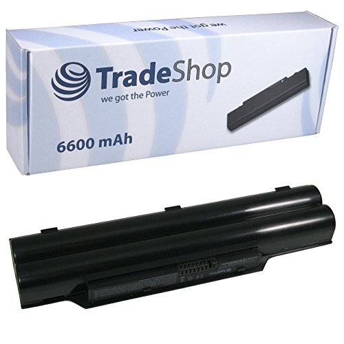 Trade-Shop Premium Li-Ion Akku 10,8V/11,1V / 6600mAh für Fujitsu-Siemens Lifebook A512 A530 A531 AH42/E AH512 AH530 AH530/3A AH531 LH52/C LH522 LH530 LH701 LH701A PH50/C PH50/E PH521