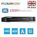 Price comparison product image FLOUREON 8CH AHD 1080N CCTV DVR H.264 CCTV Security Video Recorder HDMI Video Output Support TVI/CVI/ONVIF/AHD/Analog Camera/Motion Detection/P2P Cloud Remote Viewing/Alarm Email/NO HDD