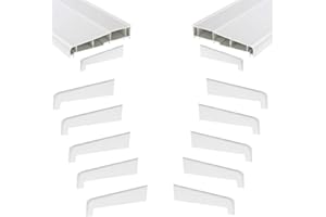 EUROCELL 5 x Pair of White 150mm Window Cill End Caps - Suitable for Many Manufacturers uPVC Window cills