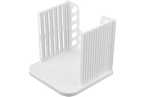 HOROPER Kunststoff-Brotschneider, Brotschneider, Toastschneider, Brotschneideführungen, Faltbarer Brotschneider, Laib-Toastschneider, Backwerkzeuge Zum Schneiden von Brot in der Küche, Schneideanleitung für H