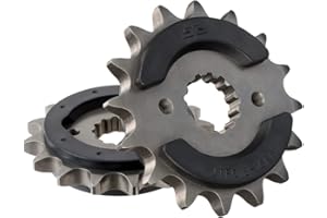JT SPROCKETS JT JTF513.16RB Pignone Silenziato 16 Denti Passo 530 Gommato - Diam.Int. 21.6/25