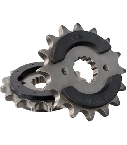 Pignon Silencieux 15 Dents Pas 520 Caoutchouté - Diamètre Intérieur 21,7/25 Mm, Pour Chaîne De Moto Ou Quad