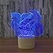 Produktbild 3D Led Nachttischlampen 7 Farben Usb Lampe Bluetooth Lautsprecher Musik Farbe Veränderbar Lamparas Kind Geschenk