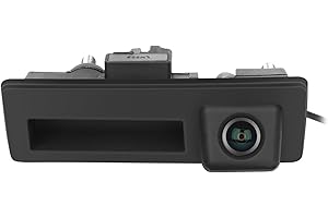 Podofo Auto Kofferraumgriff Rückfahrkamera HD Rückfahrkamera IP67 Wasserdicht Nachtsicht Rückwärtseinparkhilfe für Audi für VW Tiguan/Golf/Jetta/Passat/Touareg/Lavida/Sagitar/Caddy