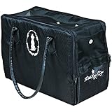 Trixie 37968 Hundekönig Tasche, Nylon/Plüsch 36 × 26 × 17 cm, schwarz