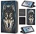 Price comparison product image Coverfix Premium Flip Case PU Leather Flip Case Cover Case for Samsung Galaxy S8 662 Wolf