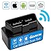 Produktbild Gemwon Mini WiFi OBD2, Elm327 OBD2 Scanner Werkzeug, Mini Auto OBD2 OBDII Scan Tool Selbstdiagnosescanner Codeleser Check Engine für IOS & Android (Mini Black)