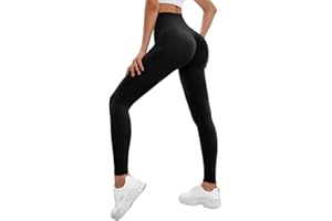 Yuson Girl Leggins Donna Push up Leggings Sportivi Vita Alta Anticellulite Pantaloni Yoga Pants Fitness Altamente Estivi Pantaloni Donna Sportivi