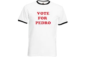 REVOLUTIONARY TEES VOTE For PEDRO Napoleon Dynamite Retro Fruit of the Loom Cotton t-shirt