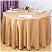 Produktbild Hotel Hotel Tablecloth Home Hochzeits-Restaurant Tischdecken Rund Um Reine Farbe Jacquard Tischdecke Runde 1,6 m Leichte Curry Farbe