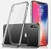 Produktbild iPhone X Hülle ,[Kabelloses Aufladen Unterstützung],iPhone X Case,iPhone X Handyhülle,Roreikes[Anti-Rutsch] Clear Shockproof Stoßdämpfer Transparent Galvanisieren Silikon TPU Ultra Thin Soft Cover für Apple iPhone X / iPhone 10 (5.8Zoll)