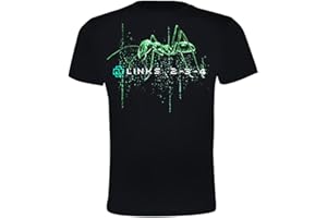 Rammstein T-Shirt Links 2-3-4" schwarz, Offizielles Band Merchandise Fan Shirt mit mehrfarbigem Brust- und Rückendruck