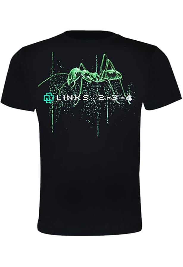 Rammstein Maglietta Ufficiale "Radio" – Colore Nero, Stampa Multicolore, 100% Cotone, Taglie M-XXL