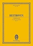 Coriolan: Ouvertüre. op. 62. Orchester. Studienpartitur. (Eulenburg Studienpartituren) by