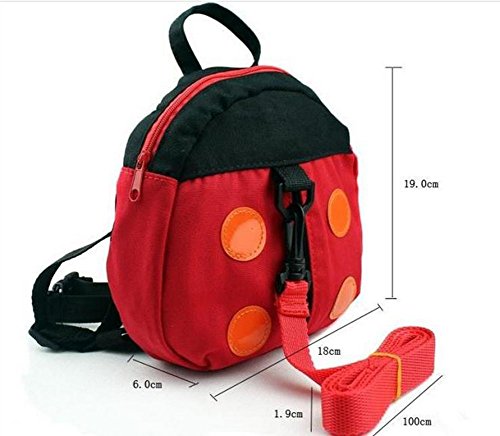 Westeng Anti-lost Backpack Kids Toddler Walking Safety Harness School Bag Cartoon Pattern with Removable Padded Strap