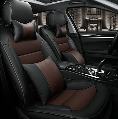 Preisvergleich Produktbild DIELIAN Universal Sitzbezug Sitzbezüge Schonbezüge Universal Kunstleder, Coffee