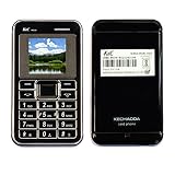 K&C W500 Slim Card Size Light Weight and Stylish GSM Mobile Phone (Black) RS.1299 (63.00% Off) - Amazon