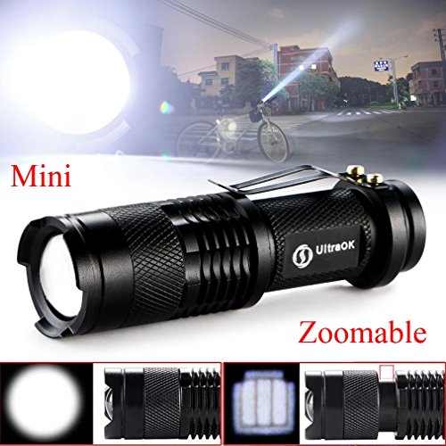 Enjoydeal 7W 300LM mini Q5 LED ZOOMABLE Taschenlampe Handlampe Camping Flashlight schwarz Glanz 1 Dateien