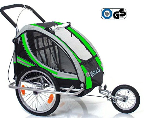Anhänger Fahrrad Aluminium ebikeco 7 Komfort, Aussetzung, Garantie Spanien Neon Gelb