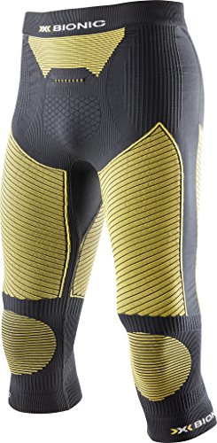 X-Bionic Ski Touring_EVO Man - Calzoncillos para Hombre, Hombre, SKI Touring_EVO Man UW Pants M, Black/Yellow Sunshine - X-Bionic