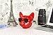 Produktbild WANGZHAO Mini - Bull - Dog - Subwoofer Sound Box Kreative Hundekopf Car Audio - Wireless tragbaren Bluetooth - Audio,Große Rote c