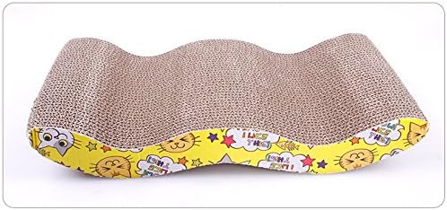 Oriental eLife Cat Scratcher Lounge bed post Durable Incline with catnip Protector Furniture Couch Floor Eco-friendly Kitty Toy Keep Cats Fun Healthy-M shape