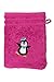 Produktbild Kinder Waschhandschuh 16 x 21 cm mit Stickerei Pinguin Orchidee 9516KW by Otto Werner