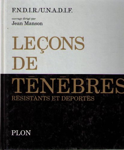 couverture de : Le&ccedil;ons de t&eacute;n&egrave;bres