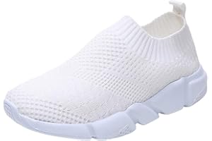 SUSENSTONE Chaussure De Sport Femme Pas Cher A La Mode Basket Mode Air Running Course Chaussures Sans Lacet Ete Outdoor Casual Mesh Respirant Confort Sneakers